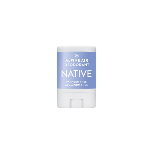 Native Holiday Limited Edition Aluminum-Free Mini Deodorant - Travel Size - Alpine Air - 0.35oz