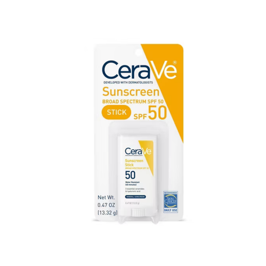 *Pre ordena* CeraVe 100% Mineral Sunscreen Stick for Face and Body - SPF 50 - 0.47oz