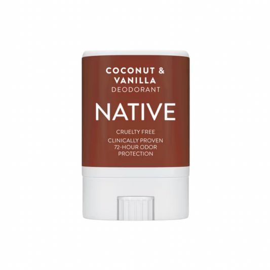 Native Deodorant - Coconut & Vanilla - Aluminum Free - Trial Size 0.35 oz