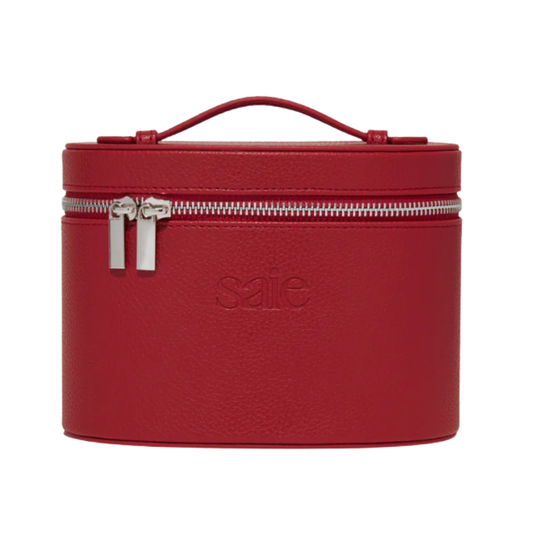 The Mini Vanity Case Mini Train Case Red