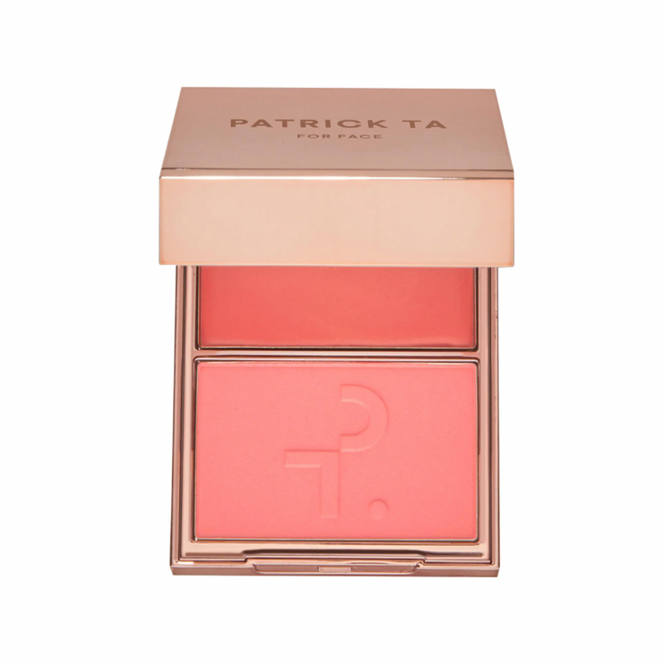 PATRICK TA  Major Headlines Double-Take Crème & Powder Blush Duo